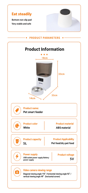 Smart Pet Feeder with Camera